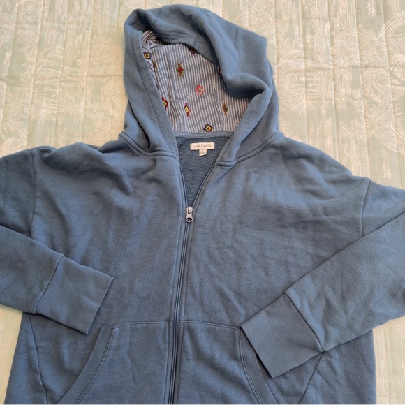 Vera Bradley Zip-up Jacket Large Blue Color - Picture 1 of 8